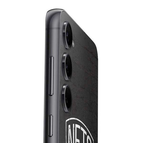 NBA Brooklyn Nets Distressed Galaxy S25 Skin